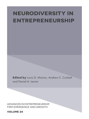 cover image of Neurodiversity in Entrepreneurship